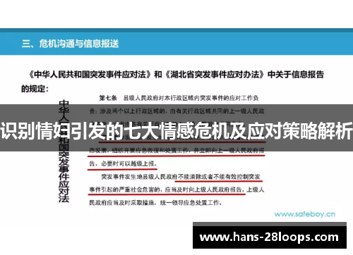 识别情妇引发的七大情感危机及应对策略解析